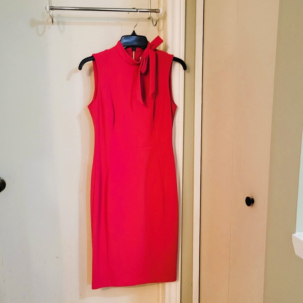 Calvin Klein Red Midi Dress
